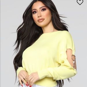 Fashion nova “no hard feelings” top.